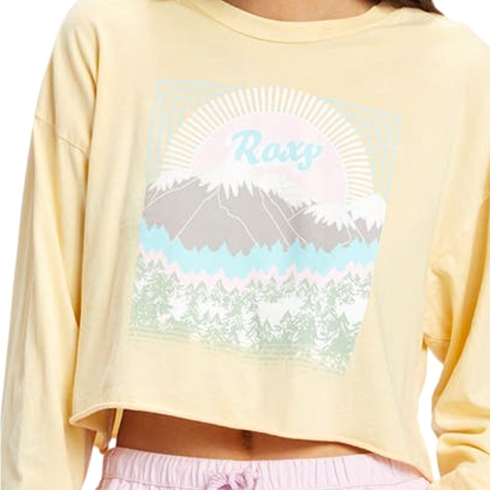 Roxy Pastel Mountain Graphic Tee